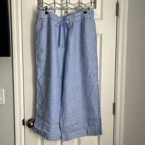 NWT J. Crew Linen Wide Leg Pants